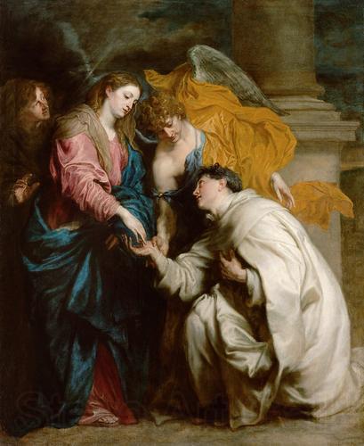 Anthony Van Dyck Mystische Verlobung des Seligen Hermann Joseph mit Maria France oil painting art